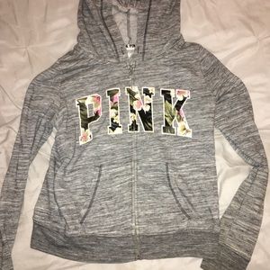 Victoria Secret Pink zip up sweater